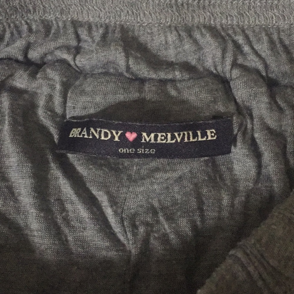 brandy melville gray skater skirt
